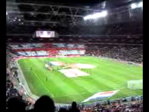 England v Egypt - National Anthem - 03/03/2010