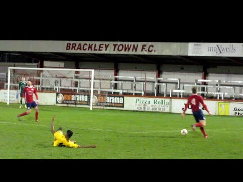 Brackley Town Saints v Flackwell Heath./Yellow Peril and a Robbery?/Hellenic League Premier Division