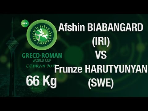 Group A Round 2 - Greco-Roman Wrestling 59 kg -  A. BIABANGARD (IRI) vs F. HARUTYUNYA (SWE) - Tehran