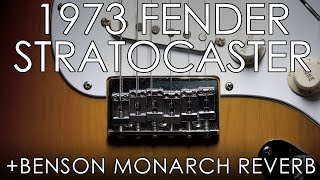 Video thumbnail for "Pick of the Day" - 1973 Fender Hardtail Stratocaster and Benson Monarch Reverb by Emerald City Guitars