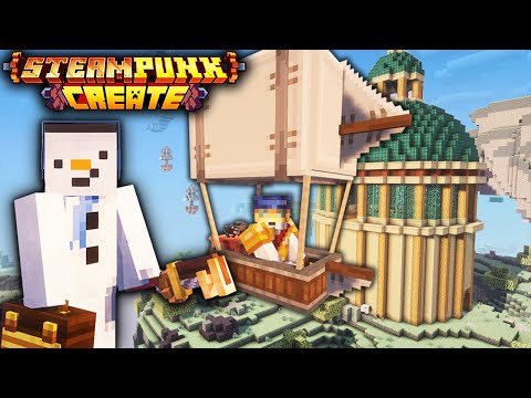 EPIC AIRSHIP BASE in Minecraft Mod!