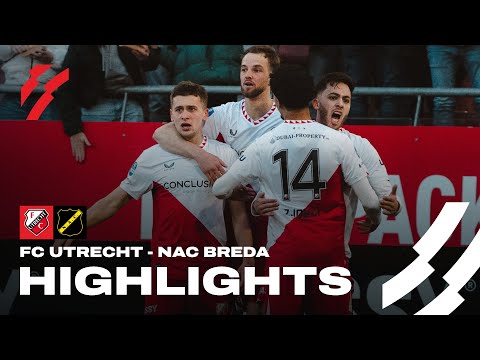 FC Utrecht WINS against NAC Breda! 🔥 | HIGHLIGHTS