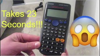 23 second tutorial on how to play games on the Casio fx-82AU PLUS II calculator