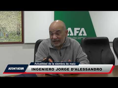 Marcos Juárez: ¿Cómo se está desarrollando la siembra del maíz?