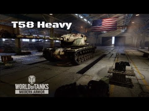 T58 Heavy in Gran muralla: 9,6K direct damage | World of Tanks | Wot console