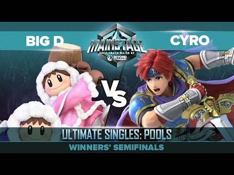 Big D vs Cyro - Winners' Semifinals: Ultimate Singles Pools - Mainstage | Ice Climbers vs Roy