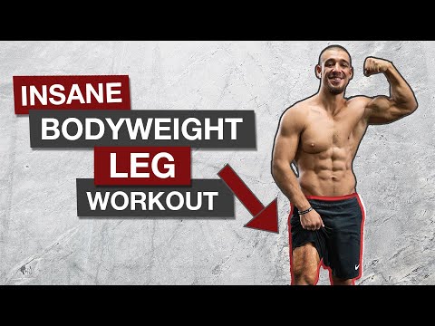 Insane Bodyweight Leg Workout | Vadym Oleynik