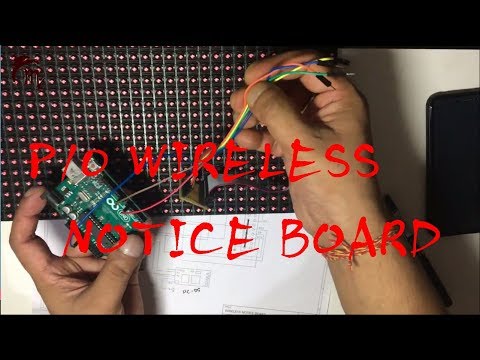 WIRELESS NOTICE BOARD | ARDUINO UNO | BLUETOOTH