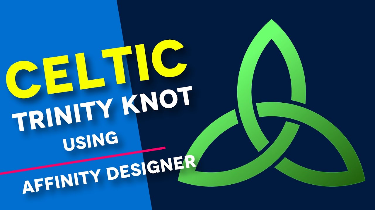 Affinity DESIGNER Tutorial: Vector CELTIC Trinity Knot graphic