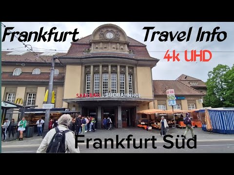 Frankfurt Süd | Reisen oder umsteigen | mit Untertiteln | 4k