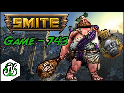 Smite Gameplay - Game 743 - Bacchus Solo