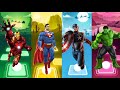 Spiderman Cartoon 🆚 Hulk 🆚 Ironman 🆚 Batman 🆚 Captain America  🎵 Who Will Win..⁉️