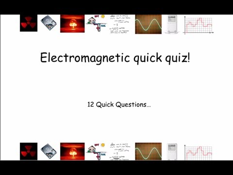 Electromagnetism Quick Quiz - IGCSE Physics