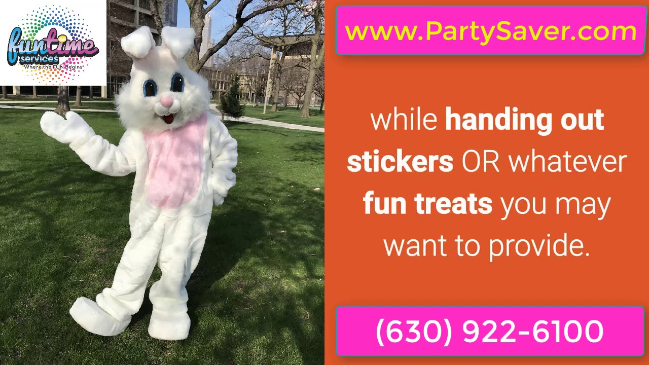 Promotional video thumbnail 1 for Easter Bunny Rentals - By Funtime Services