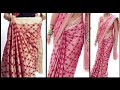 Try This Weird Trick To Get Perfect Pleats On Heavy Sari How To Wear Heavy Saree Perfectly