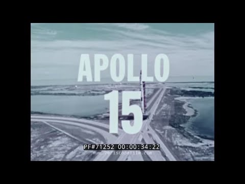 APOLLO 15 FLIGHT TO HADLEY-APENNINE LUNAR ROVER HISTORIC NASA FILM 71252