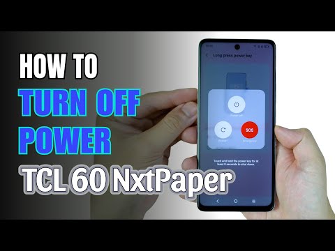 How to Turn Off TCL 60 NxtPaper