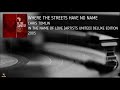 U2 | Chris Tomlin | Where The Streets Have No Name