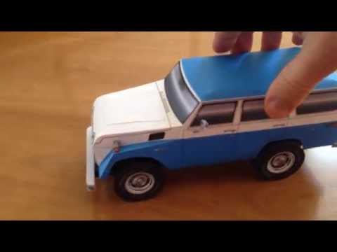 Thumbnail for Toyota FJ55 Landcruiser paper model by Toyota Land Cruiser, Toyota, Toyota Tj Cruiser, Toyota FJ Cruiser, Toyota Land Cruiser Se