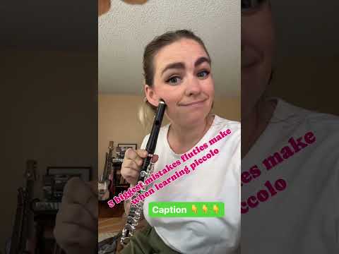 THREE BIGGEST MISTAKES STUDENTS MAKE WHEN PLAYING THE PICCOLO ✨ 1