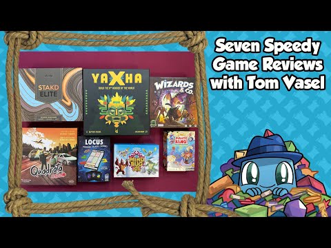 Seven Speedy Game Reviews - with Tom Vasel