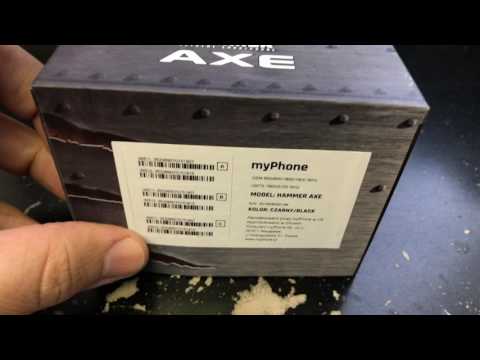 MYPHONE HAMMER AXE DUAL SIM Unboxing Video – in Stock at www.welectronics.com