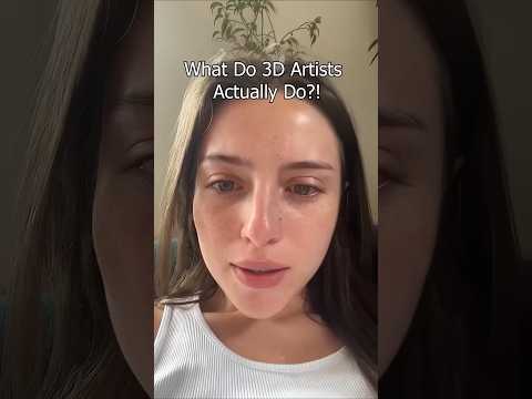 What Do 3D Artist Actually Do?! 🤔#blender