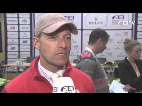 Rolex FEI World Cup™ Final 2013 - Pius Schwizer 2nd in Speed Class