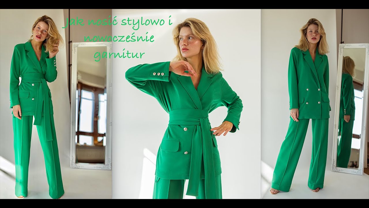 Jak nosić stylowo i nowocześnie garnitur damski.