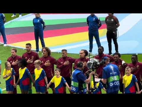 National anthem Belgium 🇧🇪 | France - Belgium 🇫🇷🇧🇪 EURO 2024 round of 16 Düsseldorf #euro2024