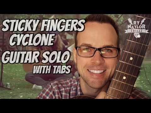 Cyclone Sticky Fingers Guitar Solo Lesson with TAB
