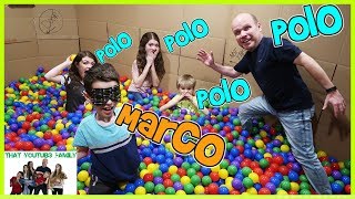 MARCO POLO In BOX FORT BALL PIT / That YouTub3 Family
