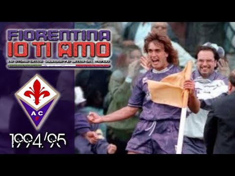Fiorentina IO TI AMO ● 1994/95 - Corri alla bandierina