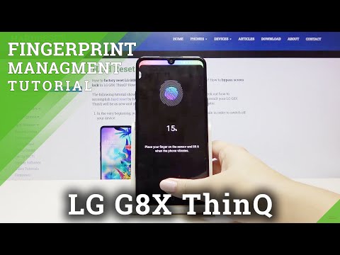 How to Set Up Fingerprint in LG G8X ThinQ – Add Fingerprint