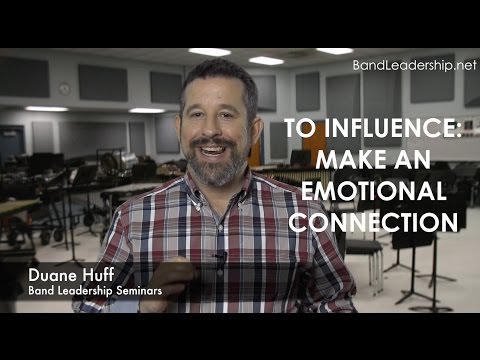Band Leadership Training - Make an emotional connection.