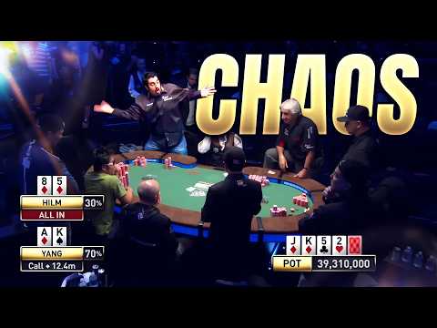 The Most CHAOTIC Final Table in Poker History