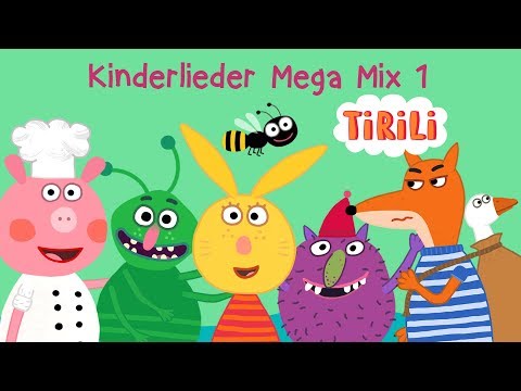 Kinderlieder Mega Mix 1 'Auf der Mauer' und 9 weitere Lieder | TiRiLi Kinderlieder zum Mitsingen