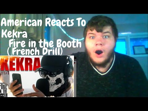 AMERICAN REACTS TO | Kekra - Fire in the Booth (🇫🇷 French Drill)