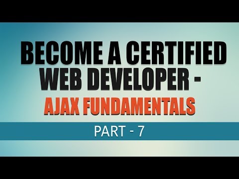 Free Complete Web Development Tutorial | AJAX Fundamentals | Part 7 | Eduonix