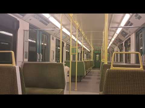 Irish Rail Dart at Night Seapoint to Blackrock | 1983 8100/8300 Class EMU