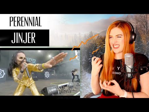 VOCAL COACH REACTS | A Ginger and Jinjer PERENNIAL (Live)... a journey of facial-expressions.