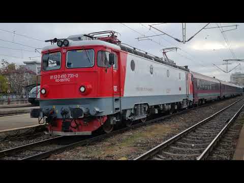 Plecare cu SALUT a Trenului IR 12573 | București Nord - Galați | 8K