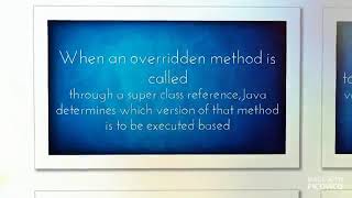 What is dynamic Method Dispatch? tccicomputercoaching.com