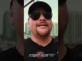ANDY RUIZ JR - USYK IS A HARD GUY FOR JOSHUA TO BEAT! CALLS HIM INCONSISTENT