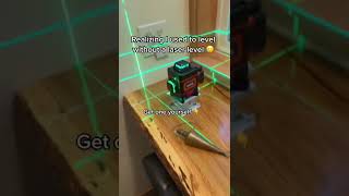 I CAN&#39;T believe I worked without this laser level...