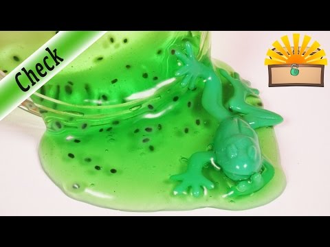 EKLIGER FROSCH SCHLEIM - GLIBBER SLIME in DOSE mit BAKTERIEN ?! Kinder Experiment deutsch
