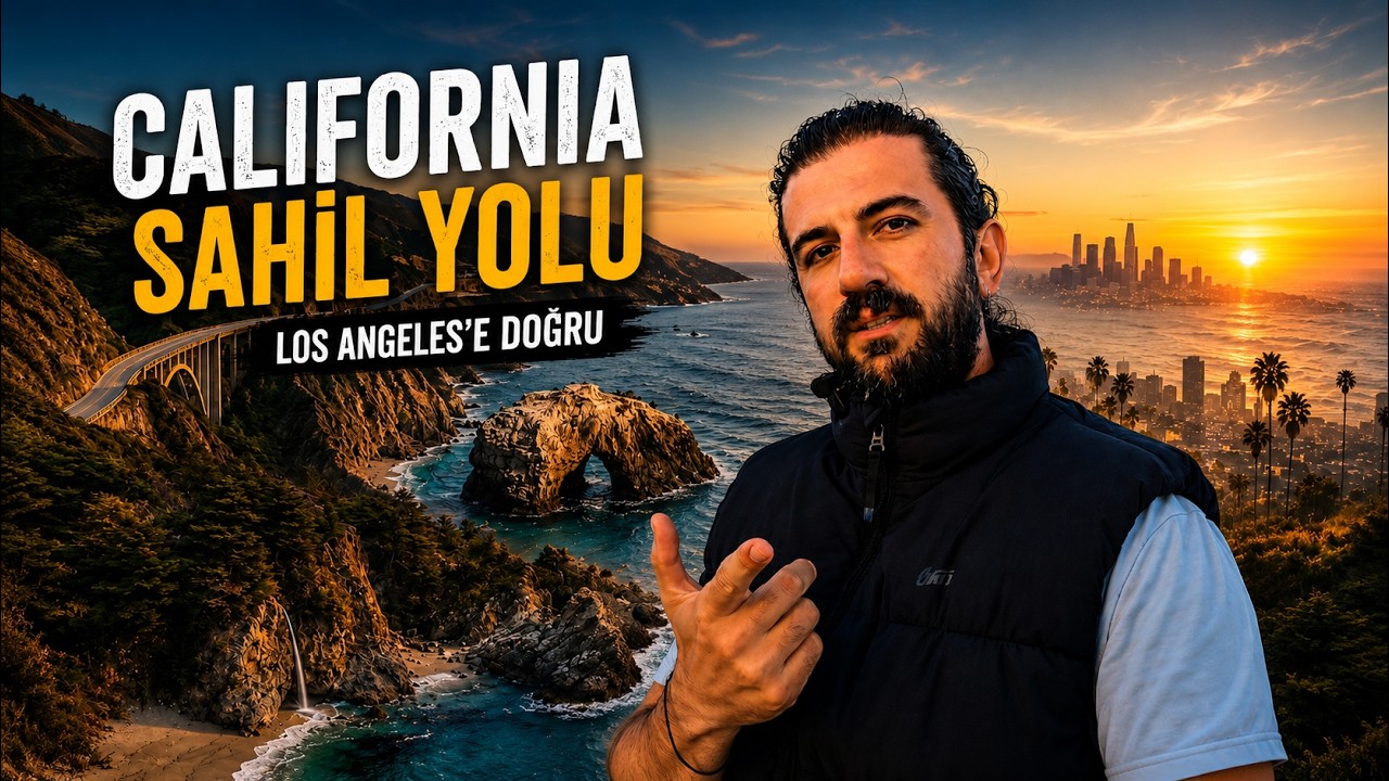 Amerika'nın Pasifik Sahilleri - SF'den LA'ye Gezi - California Vlog