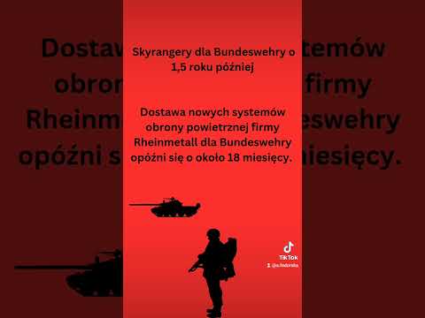 Rheinmetall ma dostarczyć systemy Skyranger dla Bundeswehry. jest opóźnienie o 1,5 roku.