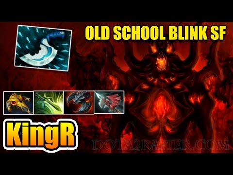 KingR [SF] Old School BLINK First Item - Dota 2 7.01