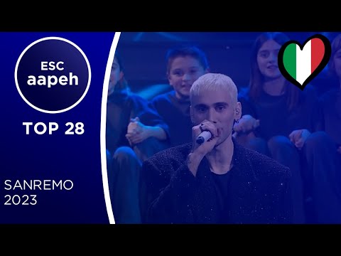 Sanremo 2023 - Top 28